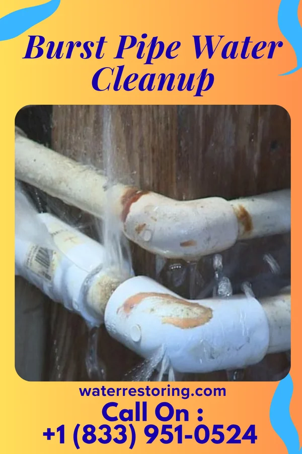 Burst Pipe Water Cleanup in Sterling, OK